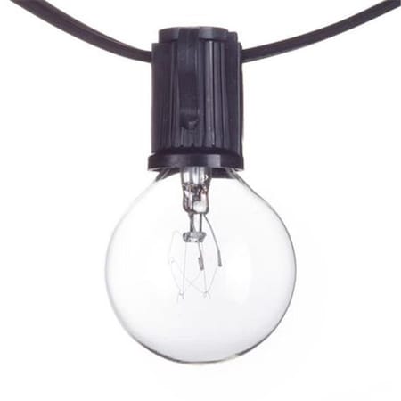 Globe Electric 241478 25 Ft. 5W G40 Monaco Collection Incandescent String Light Set; 25 Light